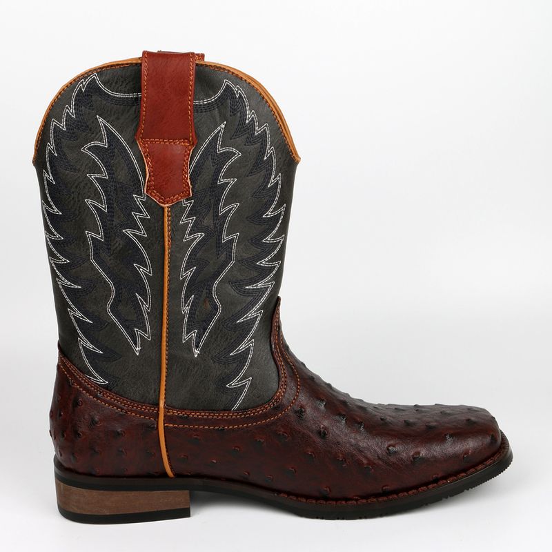 Cizme de cowboy occidentale pentru bărbați în stil retro fried street Knight_voghion.com