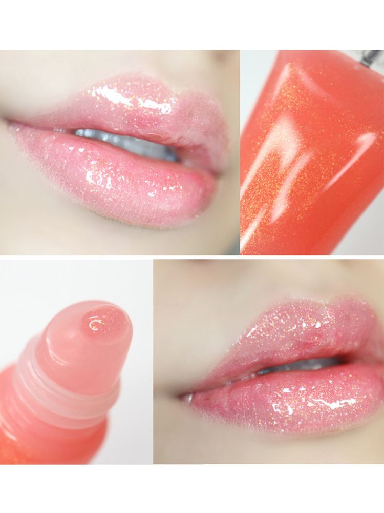 Exportación transfronteriza hidratante y no es fácil de quitar el maquillaje Lápiz labial sexy Brillo labial Lágrima Brillo labial OSO ROMÁNTICO Color de labios_voghion.com