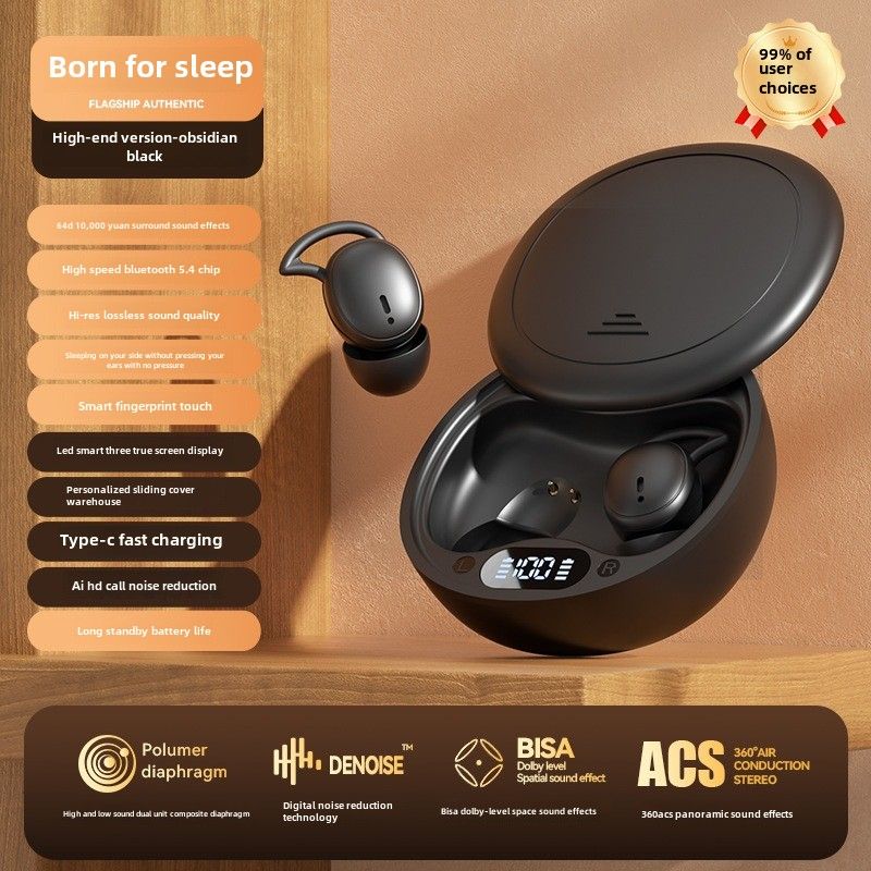 Nieuwe in-ear true wireless bluetooth headset M73 sport ENC ruisonderdrukking explosieve headset slapende kleine headset_voghion.com