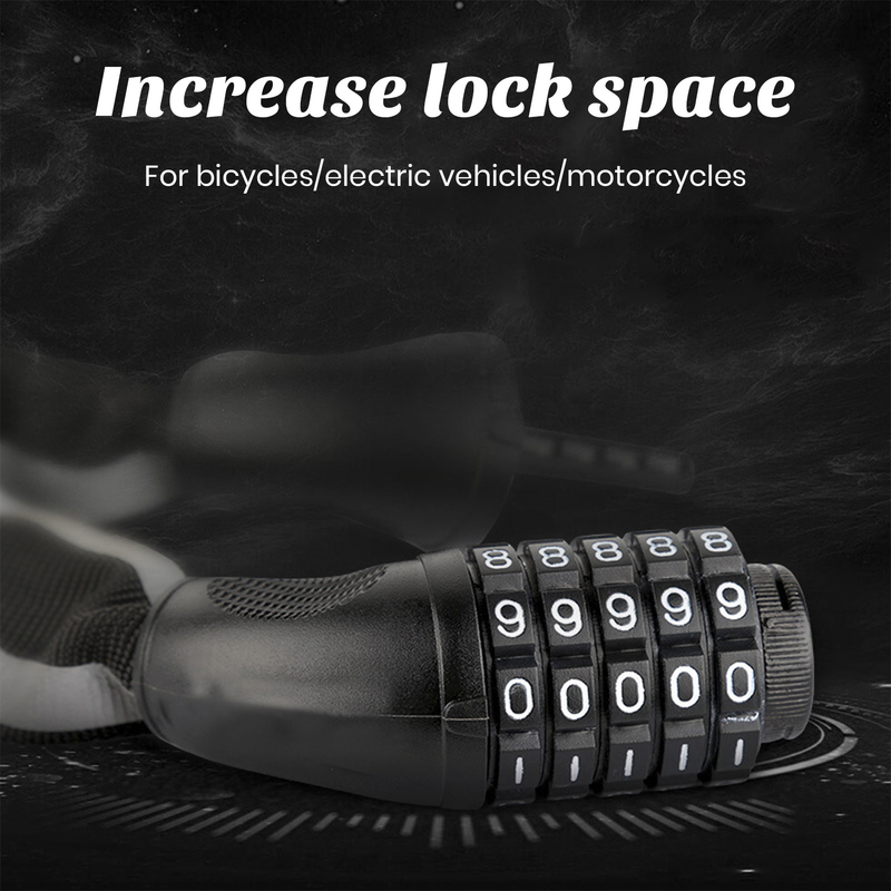 Bloqueio de corrente de bicicleta SportLife com chave de alta segurança anti-roubo impermeável resistente a cisalhamento universal motocicleta scooter bloqueio de corrente_voghion.com