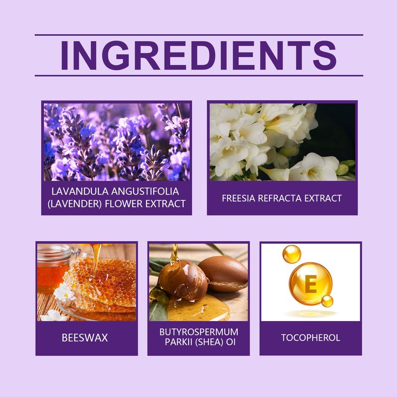 Fester Lavendel, natürlich, elegant, für Handgelenk und Hals, tragbar, langanhaltend, leichter Duft, erfrischende Atmosphäre, Taschenbalsam_voghion.com