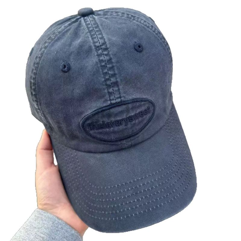 Face-Slimming 2025 Early Spring New High-Quality Enlarged And Widened Brim Embroidered Soft Top Baseball Cap_voghion.com