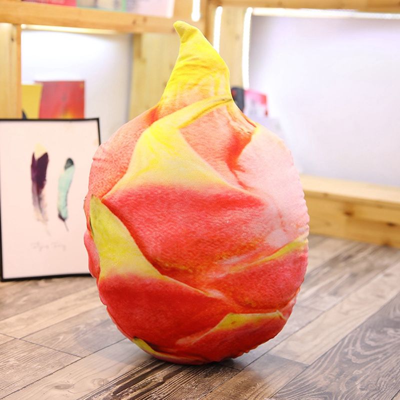 3D-Pfirsich-Plüschkissen mit niedlicher Fruchtform für Büro- und Heimdekoration_voghion.com