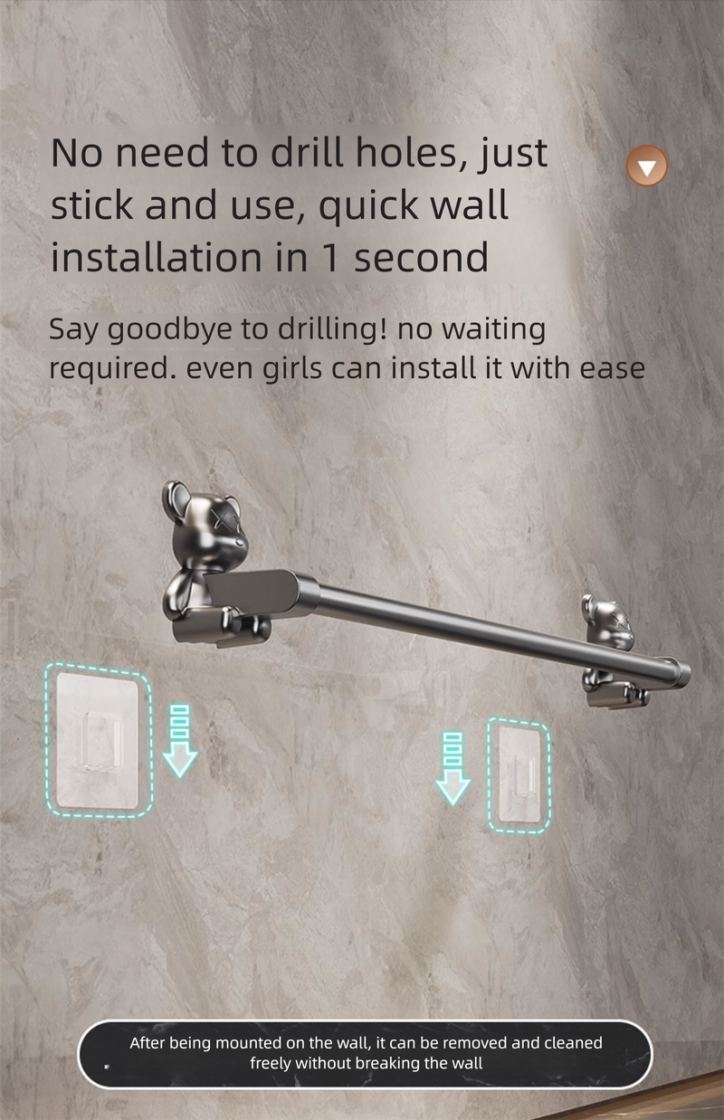 Bathroom No-Drill Slipper Toilet Storage Wall-Mounted Drainage Rack Shoe Organizer Magic Tool_voghion.com
