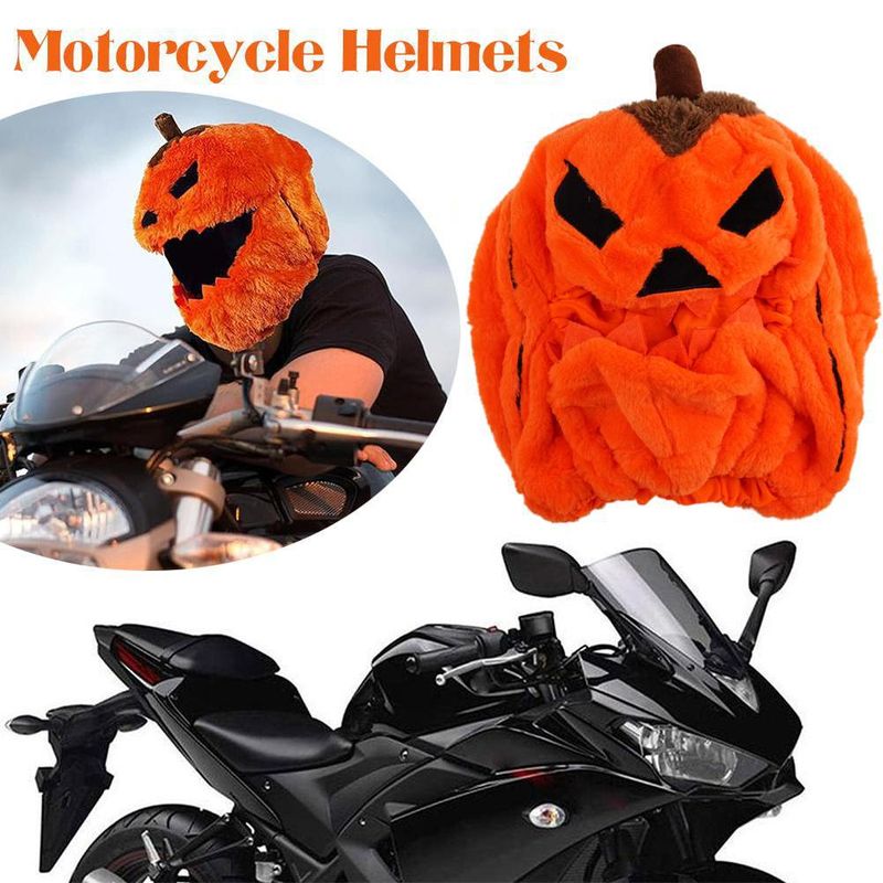 Gorro navideño divertido y loco para casco de motocicleta, decoración para exteriores_voghion.com