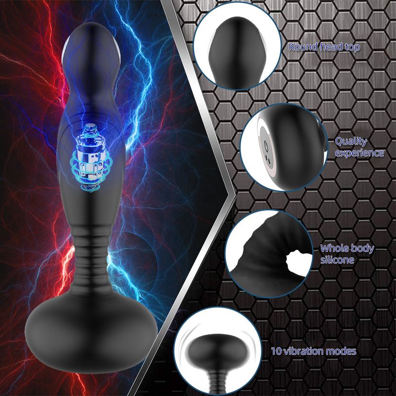 Elektrische Schock Anal Plug 10 Frequenz Vibration 3 Frequenz Elektrische Schock Drahtlose Fernbedienung Anal Stimulation Massager Erwachsene Produkte_voghion.com