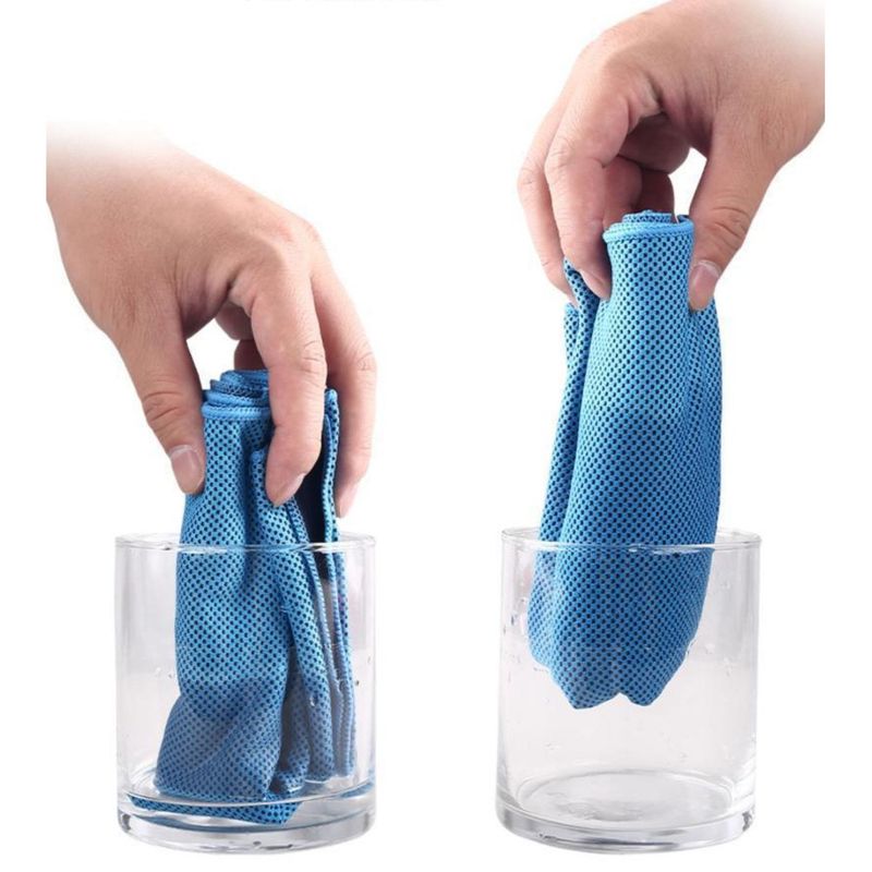 Sport Assorbimento Fitness Palestra Esterno Sudore Raffreddamento Asciugatura rapida Sensazione di freddo Ghiaccio Asciugamano Corsa Yoga_voghion.com