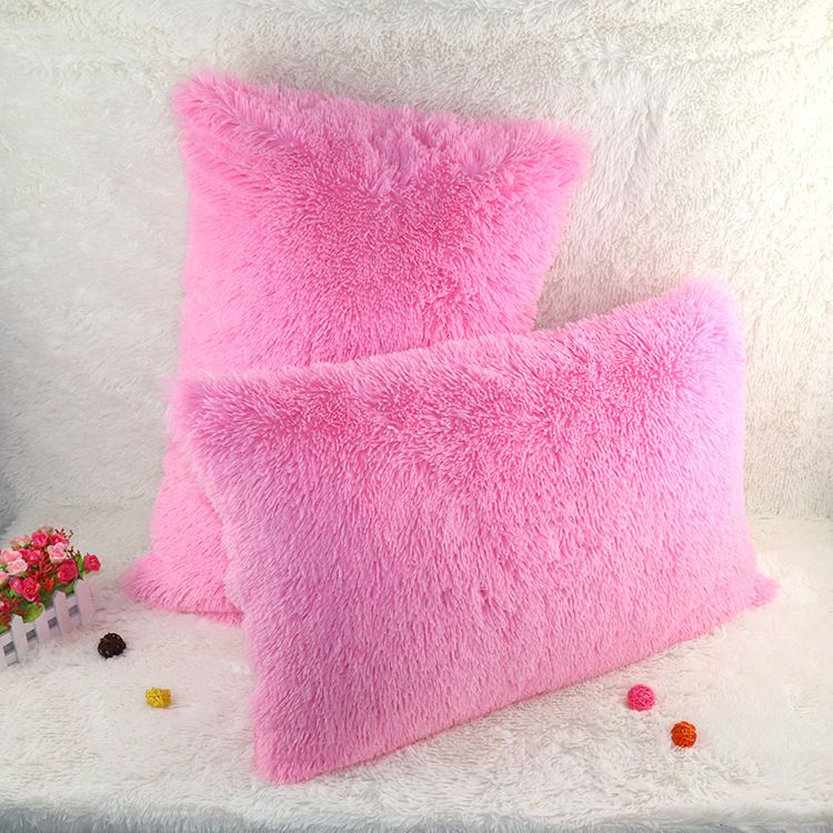 Federa invernale in peluche spessa e calda, federa singola in peluche, federa a pois_voghion.com
