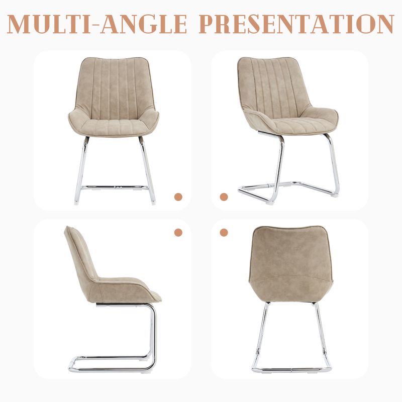 2er Set Kunstleder Esszimmerstühle, Pflegeleicht_voghion.com