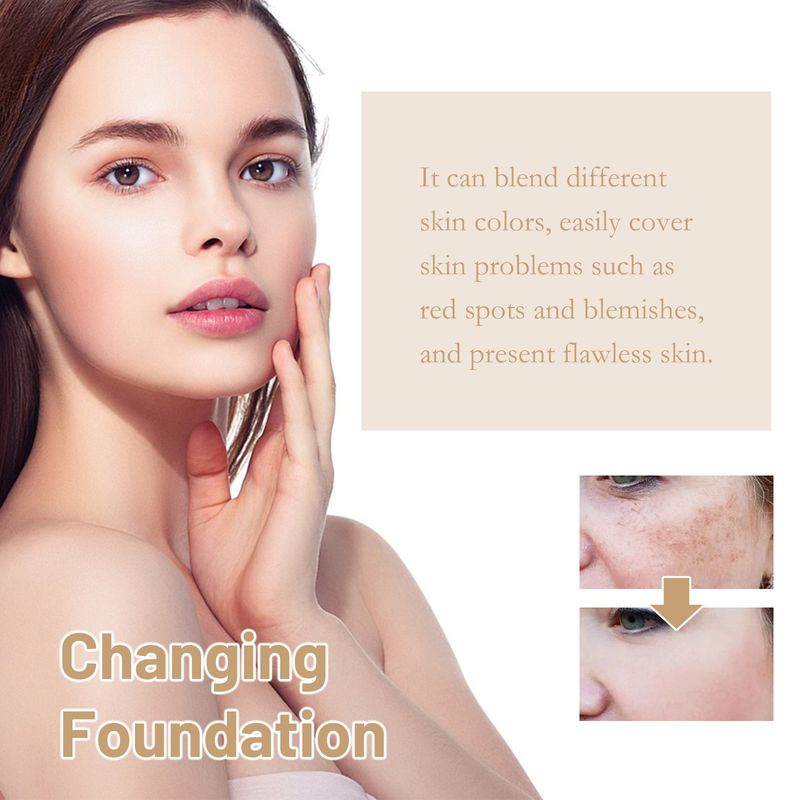 EELHOE Changing Foundation Moisturizing liquid foundation concealer Oil Control Fine, Thin and Lasting_voghion.com