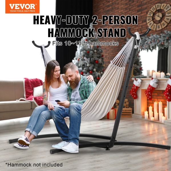 Steel Hammock Stand 450 Lbs Hammock Frame Fits 10-13 Ft Hammocks Portable_voghion.com