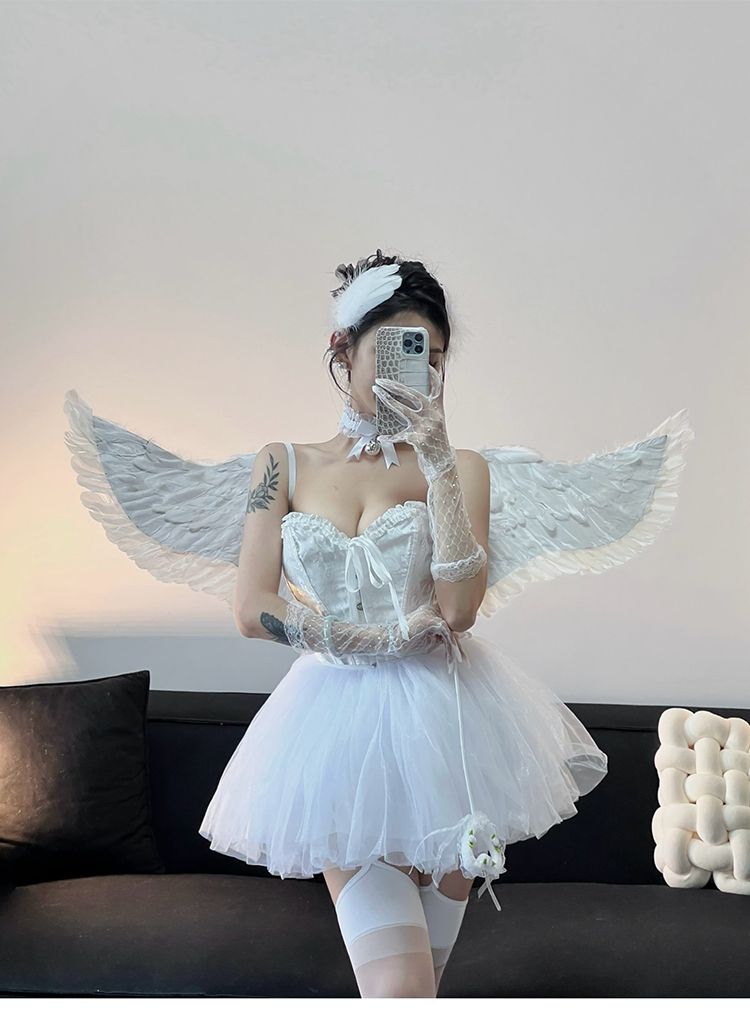 COS Pure Desire Girl Uniform Nachtbühne Königliche Schwester Sexy Kaninchen Teufel Engel Kostüm_voghion.com