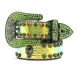 Ceinture luxueuse en strass Y2K pour femmes, accessoires croisés incrustés, tendance de style fille épicée à la mode_voghion.com