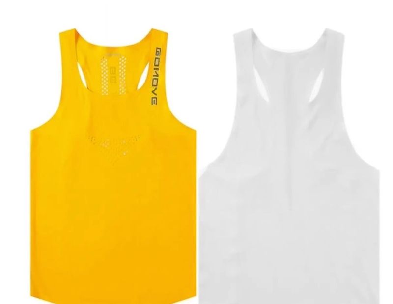 2025 Summer Professional Marathon Running Men Women Mesh Breathable Quick-Drying Track And Field Racing Sports Vest_voghion.com