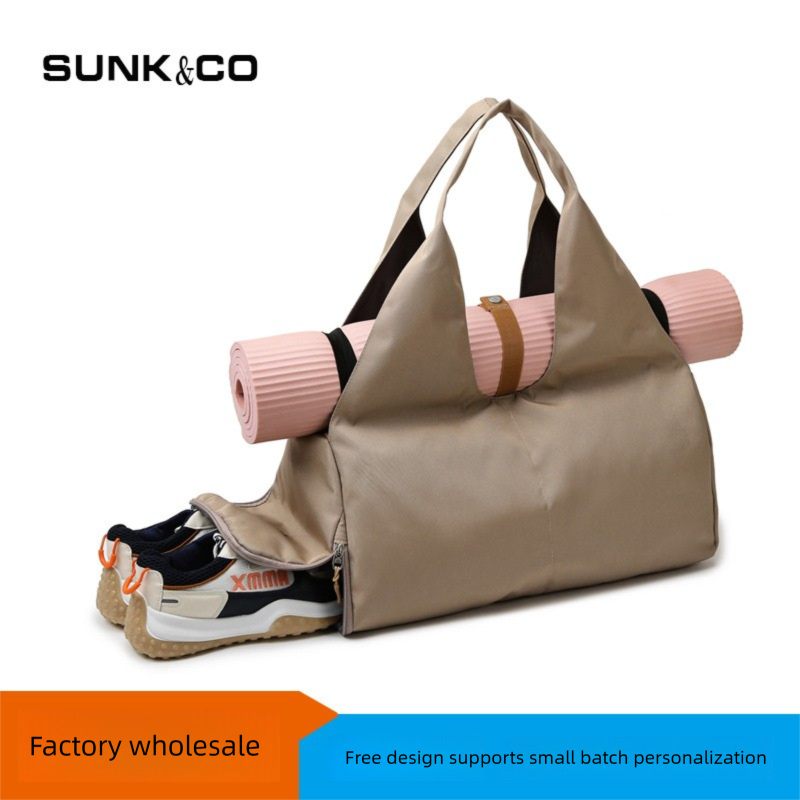 Lulu Same Style Yoga per donne, borsa da palestra di grande capacità con separazione tra asciutto e bagnato, borsa da viaggio per viaggi di breve durata, borsa da viaggio d'affari_voghion.com