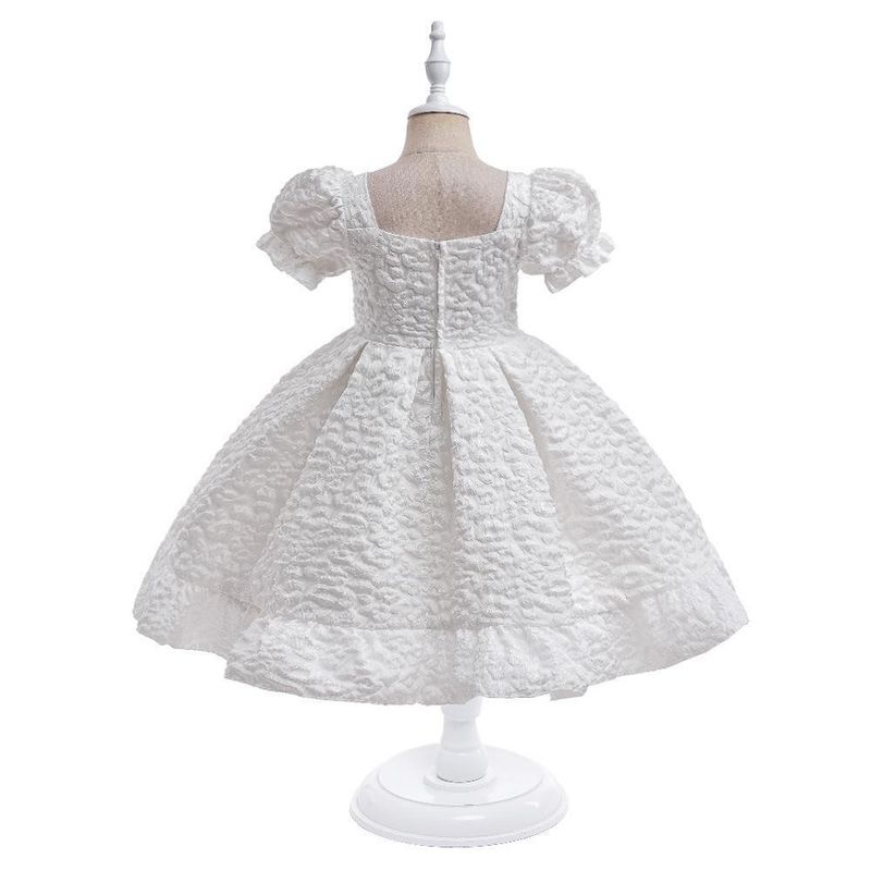 Vêtements pour bébés filles, style Royal, robe de princesse à manches bouffantes avec grand nœud, pour fête d'enfants_voghion.com