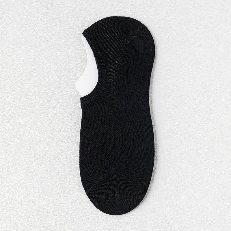 Calzini da uomo estivi invisibili, in maglia di cotone sottile, antiscivolo, senza cuciture, deodoranti e assorbenti del sudore, 2025e_voghion.com
