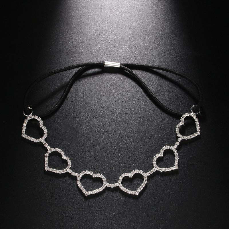 Catena per coscia sexy e calda, con corda elastica, alla moda, semplice e alla moda, con cuore di strass, per le donne_voghion.com