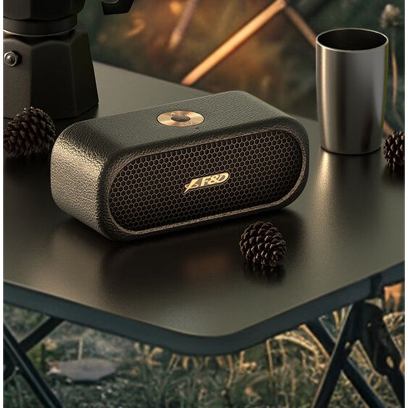 F&D RW20 Bluetooth Outdoor Camping Portable TF Card Slot Car Computer Payment Heavy Bass High-Quality Small Speaker_voghion.com