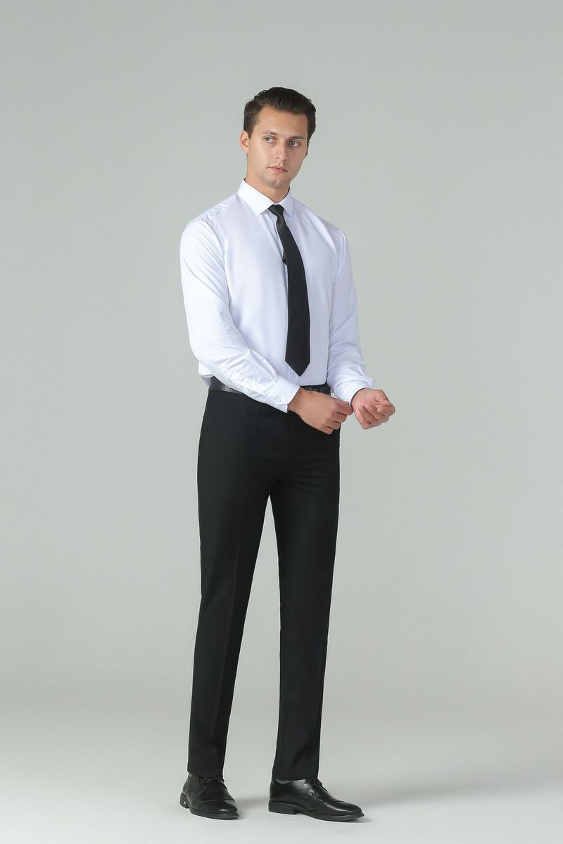 Camicia bianca da uomo Advanced Sense Of Fashion Business Abbigliamento formale_voghion.com