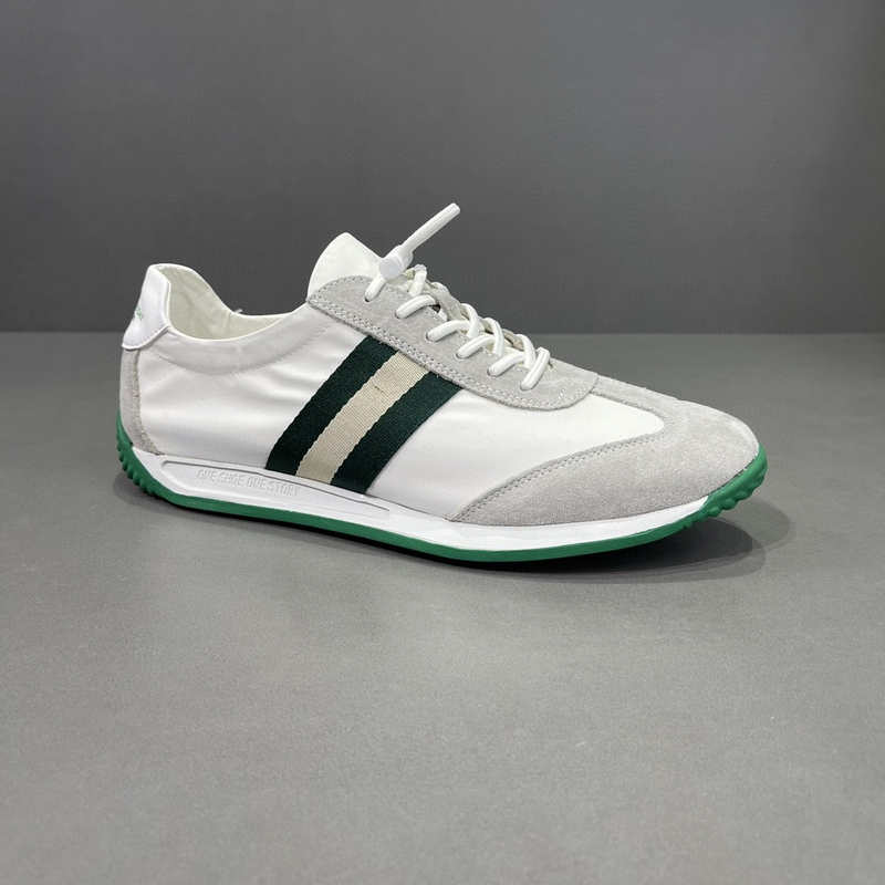 Printemps nouveau décontracté Forrest Gump couche supérieure en peau de vache léger luxe petites chaussures pour hommes blanches_voghion.com