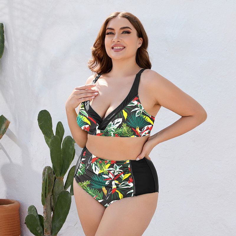 Hot Selling Bikini Sexy Plus Fat Plus Multi-Color Optional Split Swimsuit for Women_voghion.com