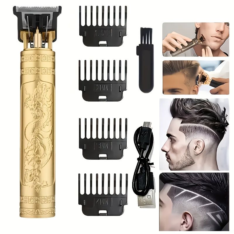 USB Rechargeable Electric Hair Clipper For Men Bald Head Shaver Oil-headed Carving Razor Home Appliances Gift For Boyfriend142_voghion.com