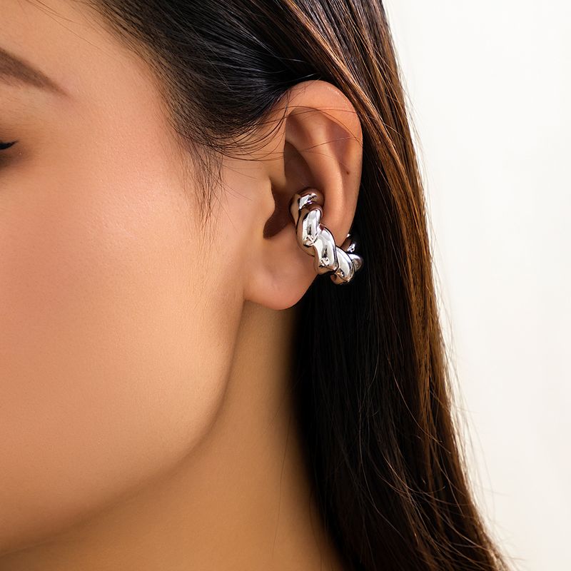 1 Piece 3 Pieces Set Elegant U Shape Plating Alloy Ear Cuffs_voghion.com