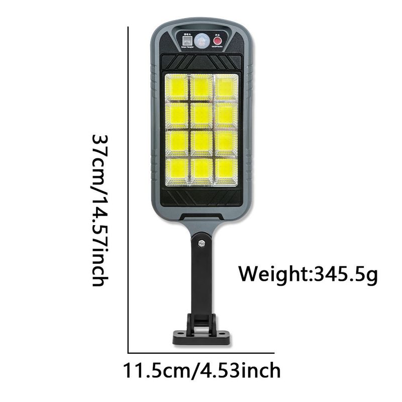 Zonne-energie buiten waterdichte binnenplaats inductie LED, COB straatverlichting hoog vermogen integratie met afstandsbediening_voghion.com