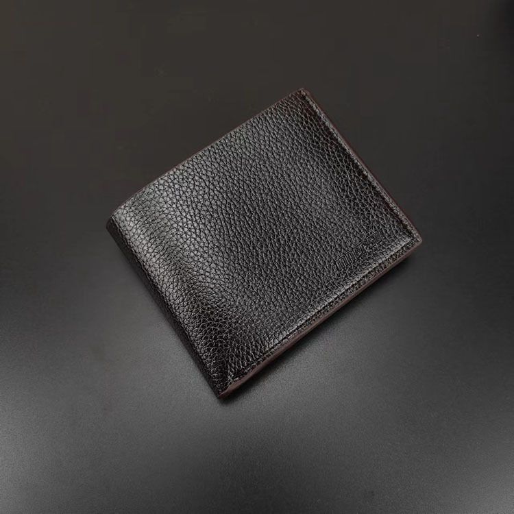 Men's Bags Men's Short Wallet With Zipper Horizontal Men's Wallet Wholesale Ultra Thin Student 2 Fold Simple Pu Leather_voghion.com