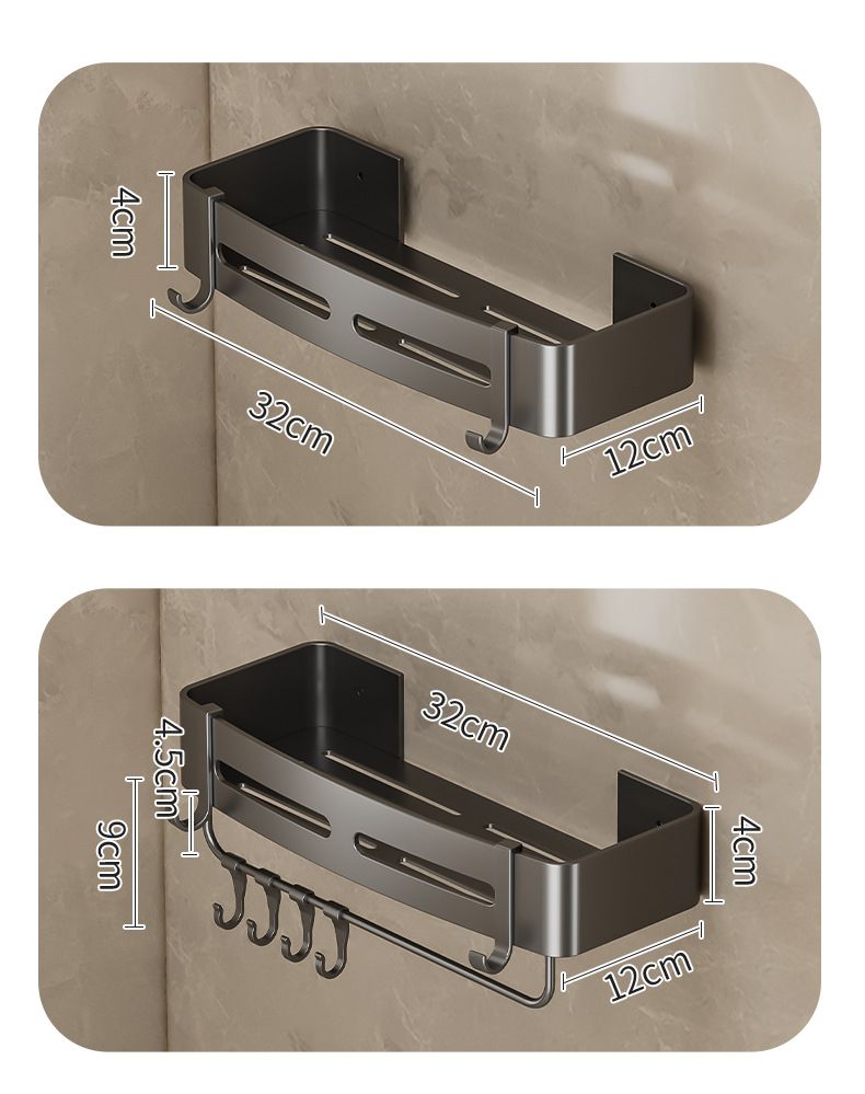 Estante de almacenamiento para baño, inodoro sin perforaciones, lavabo, estante de almacenamiento triangular montado en la pared_voghion.com