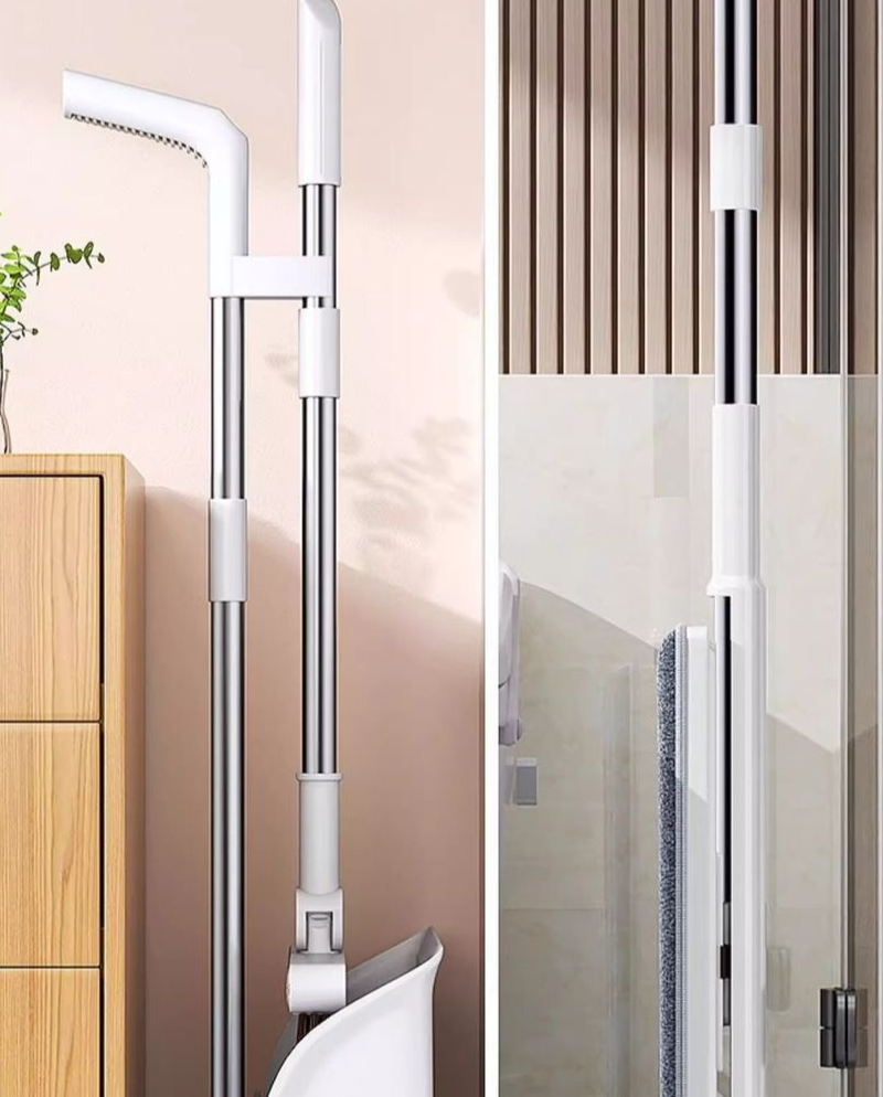 JiaHongJi Mop Magic Water Scraper Mopping Tool Three-Piece Set 2025 New Model Household Dustpan Broom_voghion.com