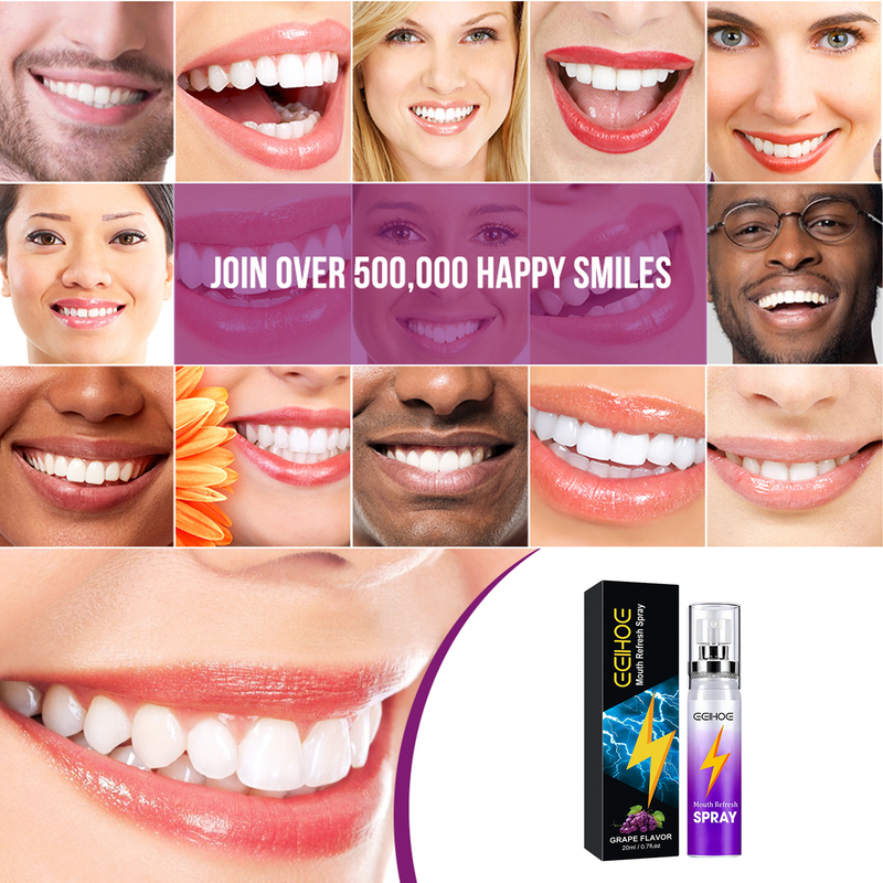 Mouth beautiful Fresh spray Clean bad breath Mouth odor Fresh breath Clean smell Keep fragrance Portable spray_voghion.com
