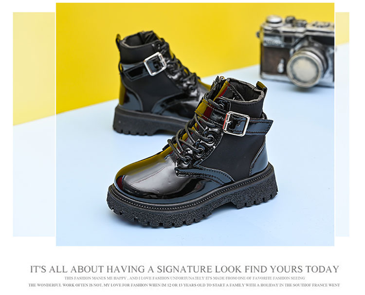 Jongens lente en herfst baby enkele laars nieuwe hoge korte laarzen kinder Martin laarzen meisjes Koreaanse mode casual_voghion.com