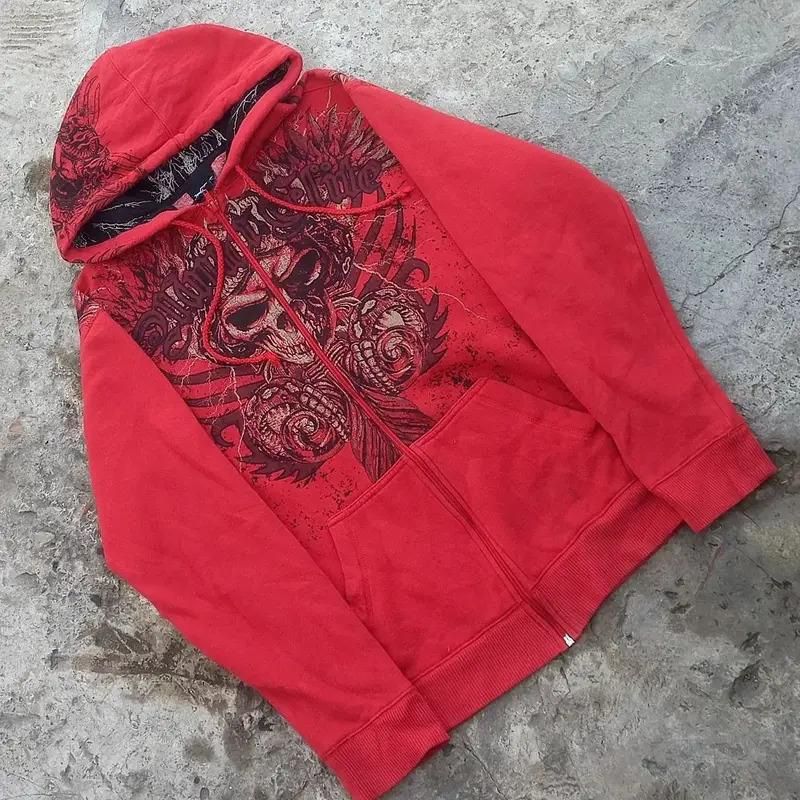 Sweat à capuche zippé tendance nationale imprimé Kizuna Ai pour garçon_voghion.com