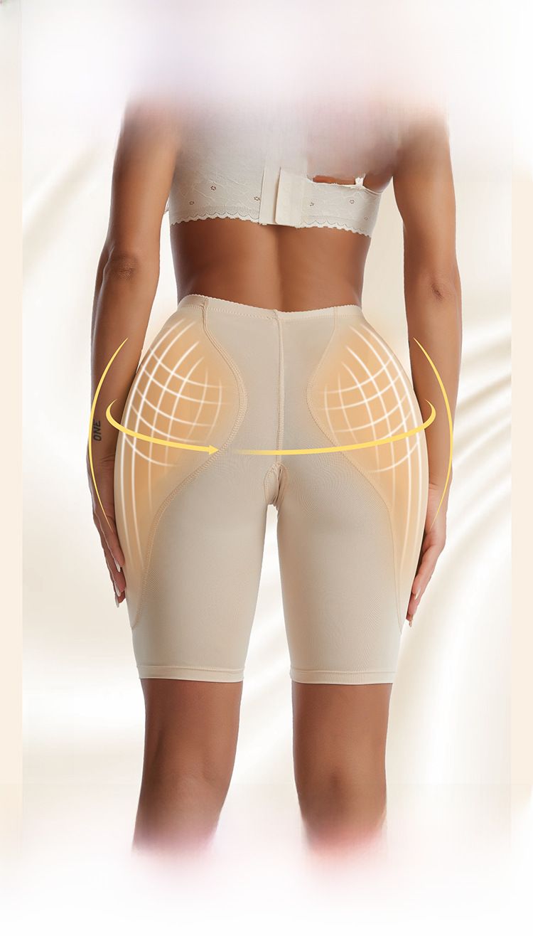 Kroppsformande magbyxor för kvinnor Mage Kropp Skönhet Höftbyxor Ass Svampdyna Hel rumpa Byxor Tight Base Underkläder_voghion.com
