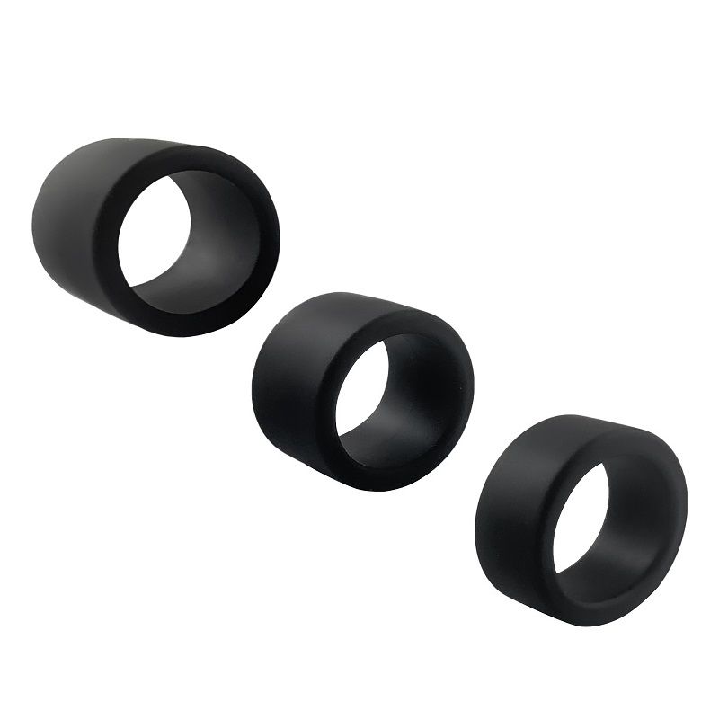 Pene maschile in silicone con blocco per anelli del pene, bondage, erezione ritardata, eiaculazione, riutilizzabile, allungamento, palla luminosa, giocattolo sessuale per uomini_voghion.com