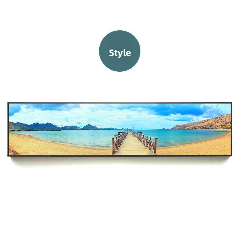 Hotel Naturalny krajobraz Nadmorski Nostalgiczny molo Nocny Nordycki Dekoracyjny Sypialnia Salon Wiszący obraz_voghion.com