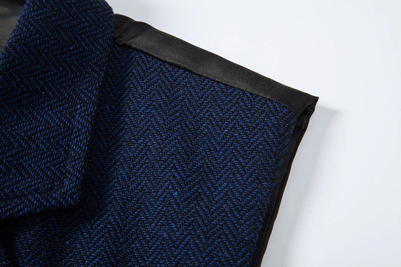 Herren Herbst und Winter Herren Business Anzug Mode Britische Fischgräten Casual Workwear Weste Männer_voghion.com