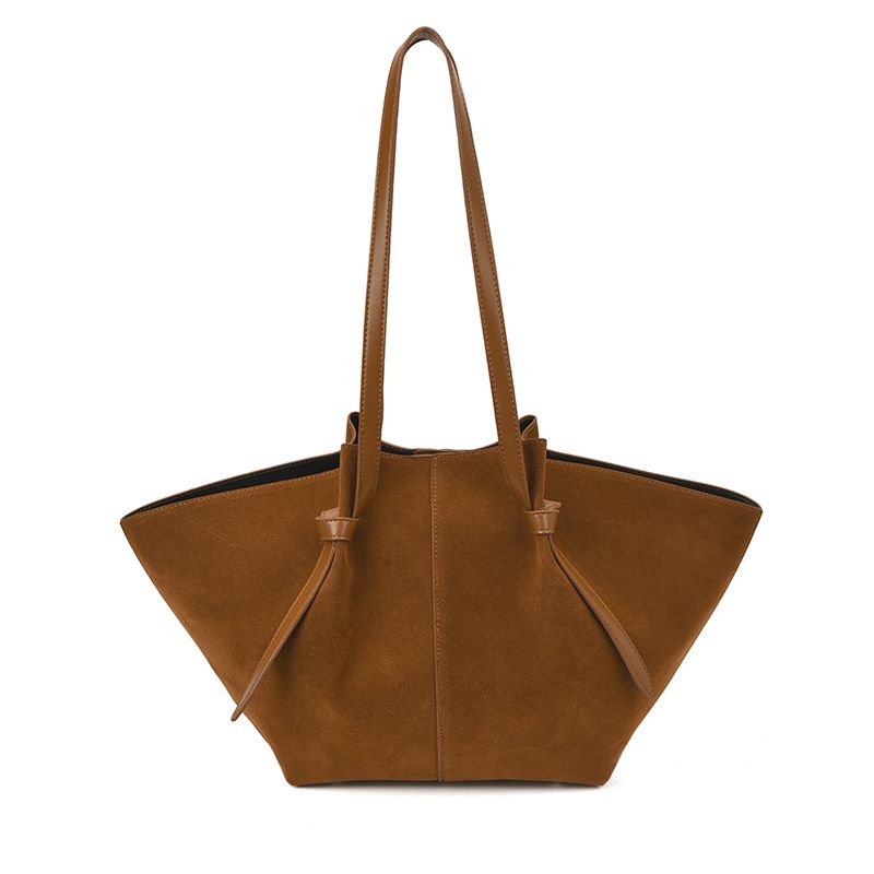 Borsa a tracolla versatile di alta qualità da donna, in pelle scamosciata opaca, nuova per autunno e inverno_voghion.com
