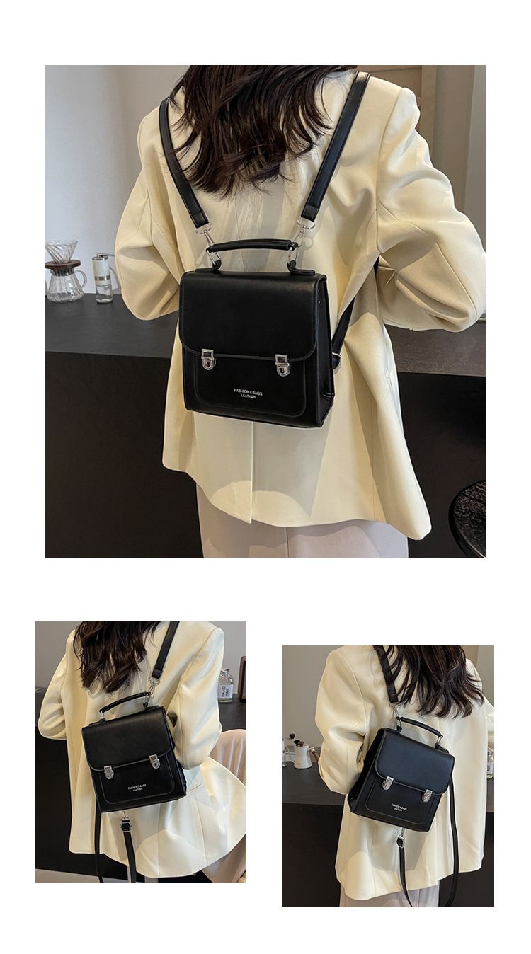 College Students Commuting Backpacks For Classes Women's Retro Versatile Handbags Trendy And Popular Single Shoulder Bags_voghion.com