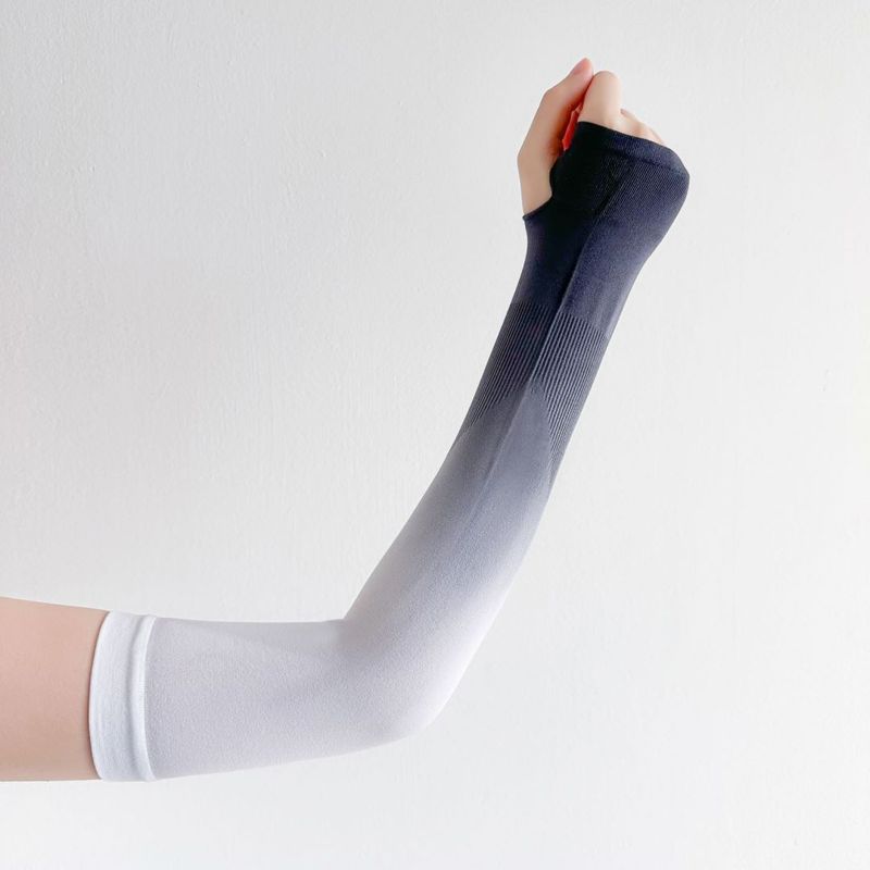 Cyclisme d'été pour hommes et femmes, couleurs changeantes, protection solaire, manches en soie fine, résistant aux UV_voghion.com
