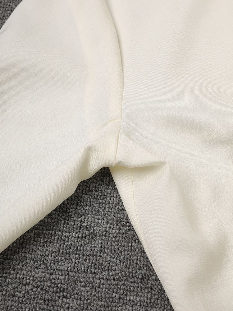 Französisch inspirierte Wickelbluse – Langarmshirt mit V-Ausschnitt und Gürtel (S-L, knitterfreie Poly-Baumwollmischung)_voghion.com