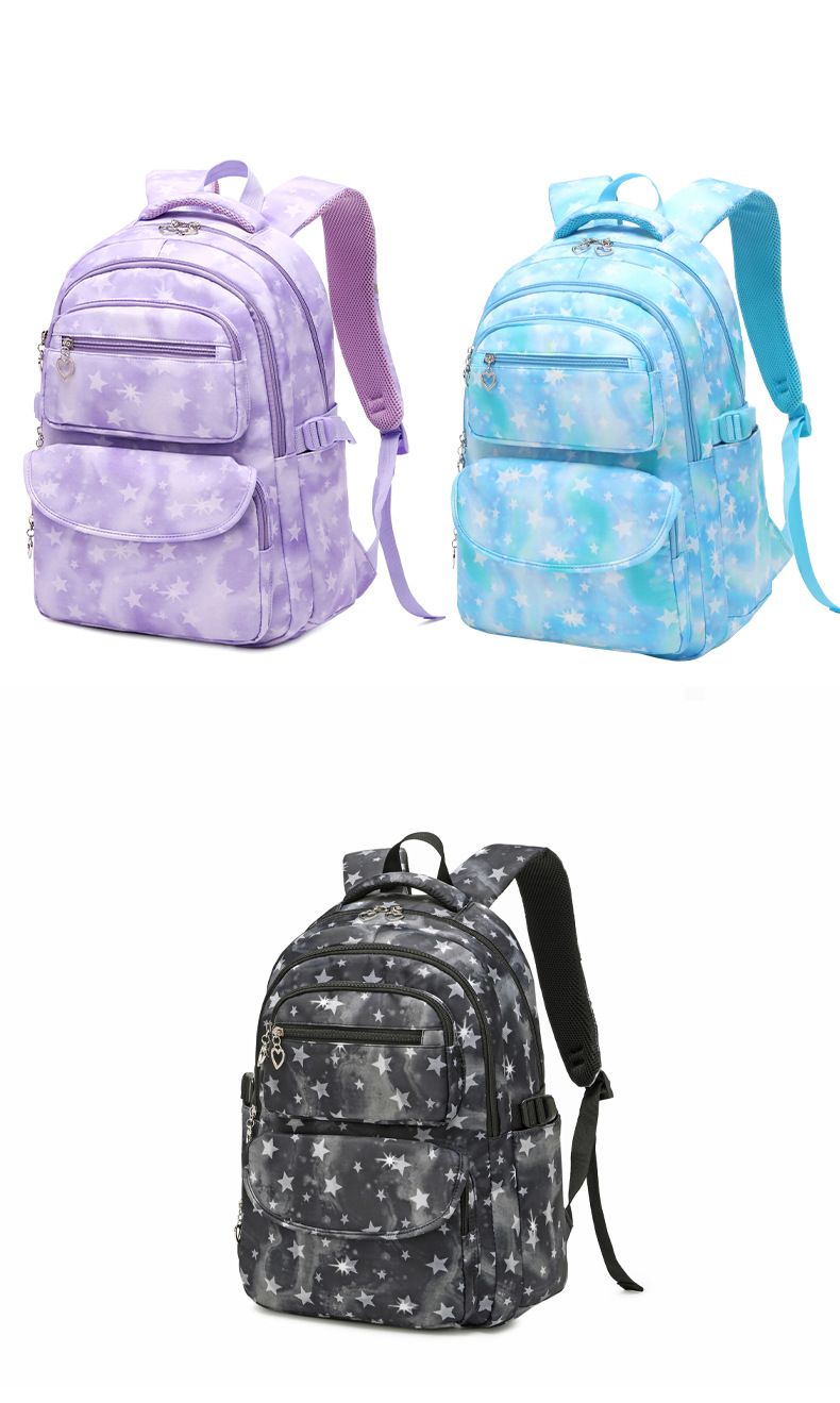Backpack for Girls, Primary and Secondary School Students Printed Water-repellent Backpack, Cute Lunch Bag_voghion.com