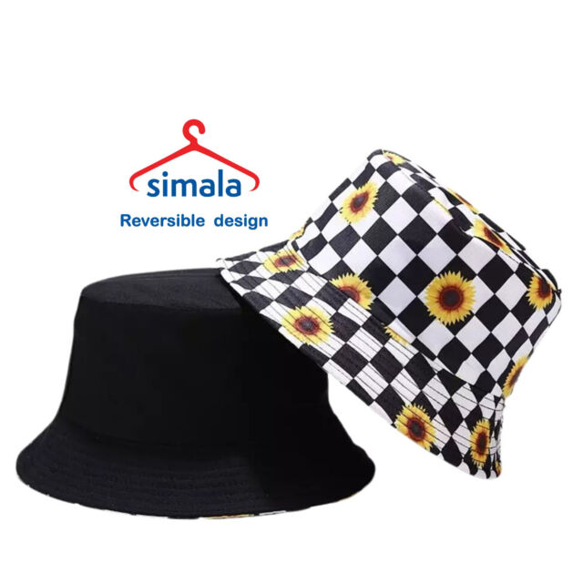 Bucket hat 100% cotton with reversible design bucket hats men bucket hats women_voghion.com