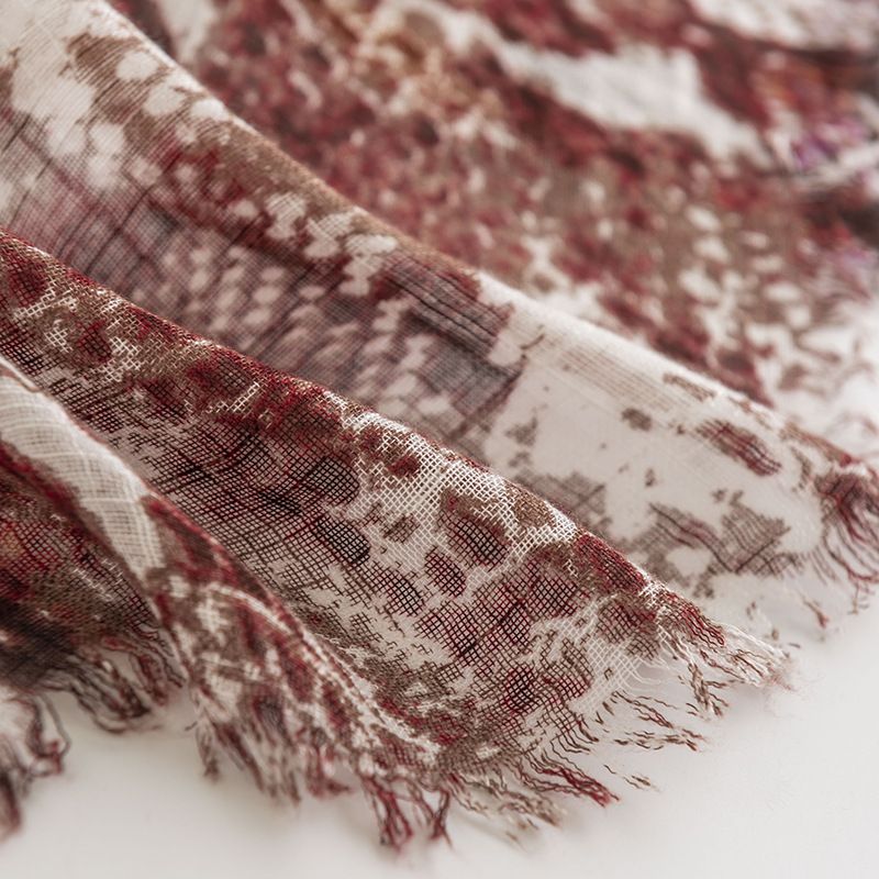 Sciarpa stampata in cashmere personalizzata alla moda nuova primavera 2024, morbida e delicata sulla pelle, multifunzionale, con nappe_voghion.com