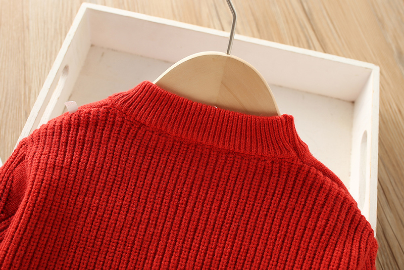 Pull en laine pour fille, ensemble pull en laine cerise, à la mode, nouvelle édition coréenne, automne/hiver 2023_voghion.com