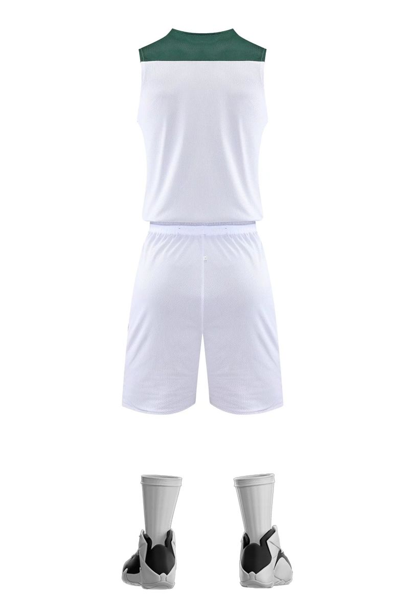Double sided basketball suit, men's game sports team adult training uniform, printed vest, double-sided jersey_voghion.com