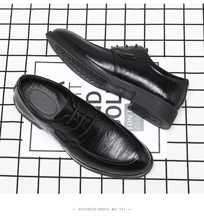 Lederschuhe Herren Derby Britischer Stil Bräutigam Hochzeit Herbst Rindsleder Spitz Kleid Business Herrenschuhe_voghion.com