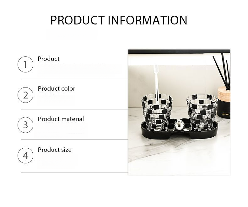 Set da bagno in vetro vintage ACZT Kähler - Portaspazzolino e vassoio in ceramica_voghion.com